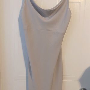 Light grey classy forever 21 dress